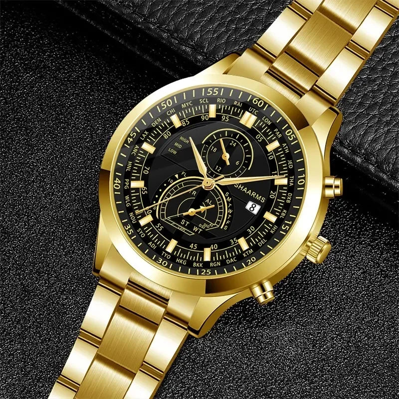 Solar Chronograph Watch