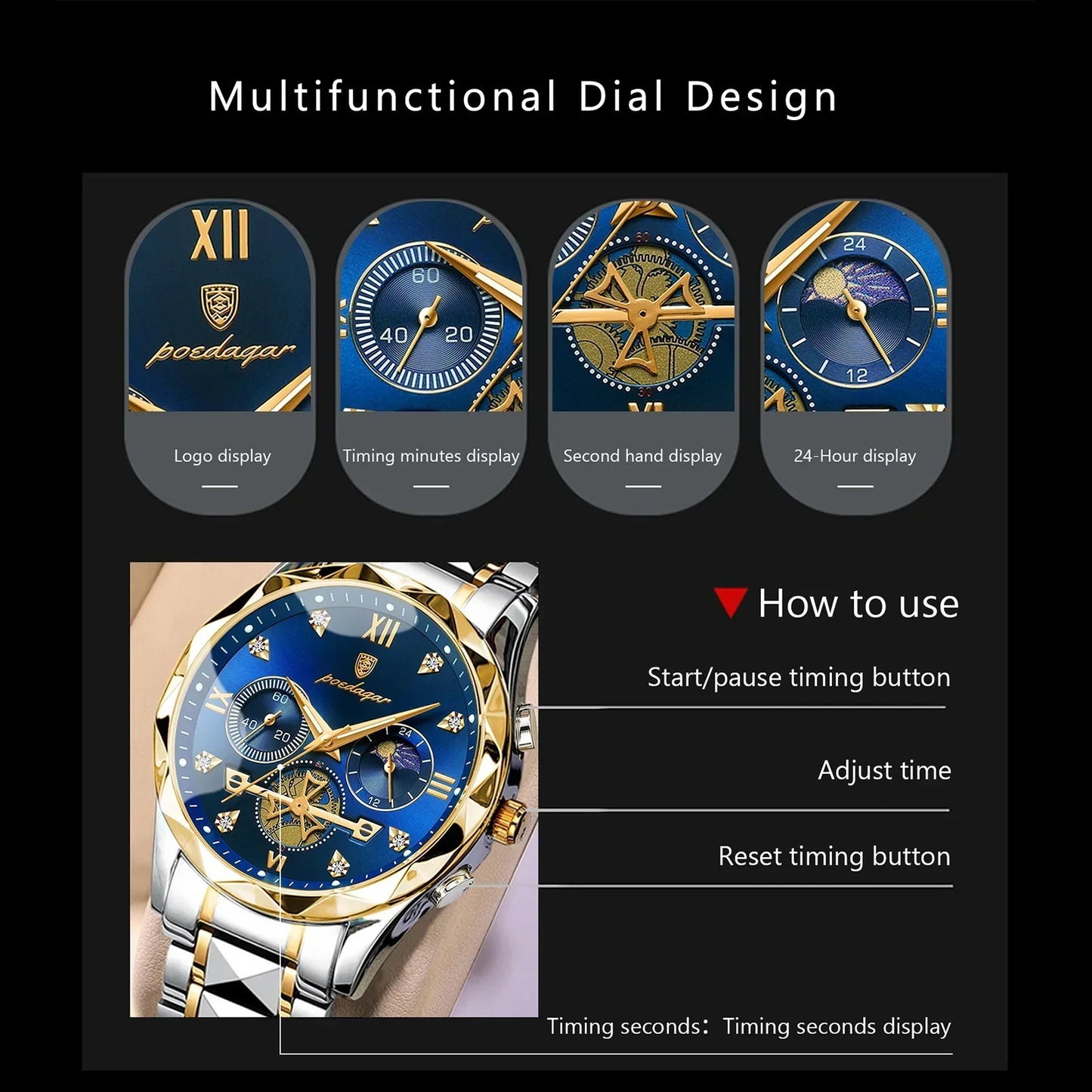 Multifunctional Explorer Watch